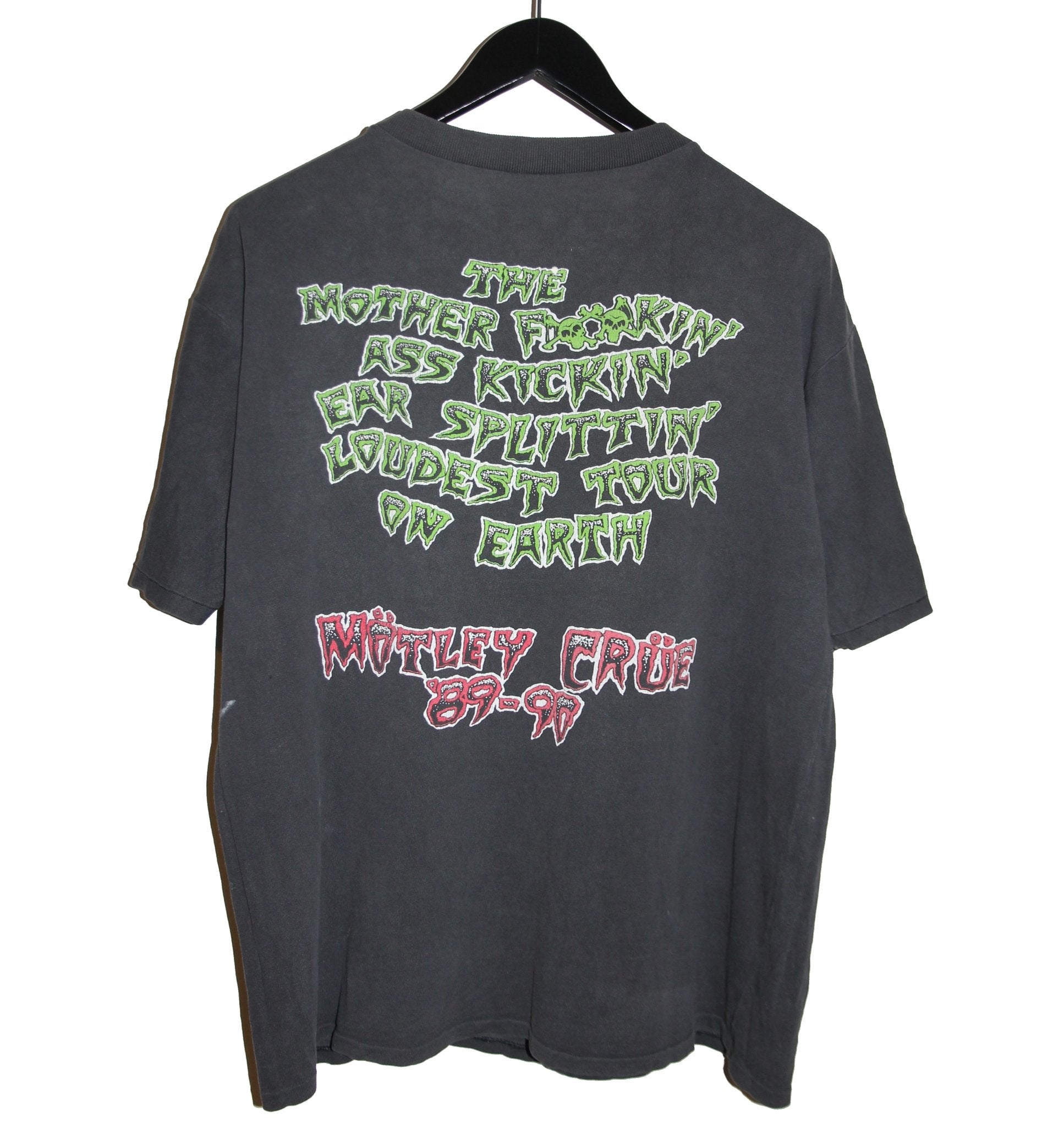 Mötley Crüe 1989/90 Dr. Feelgood Tour Shirt - Faded AU