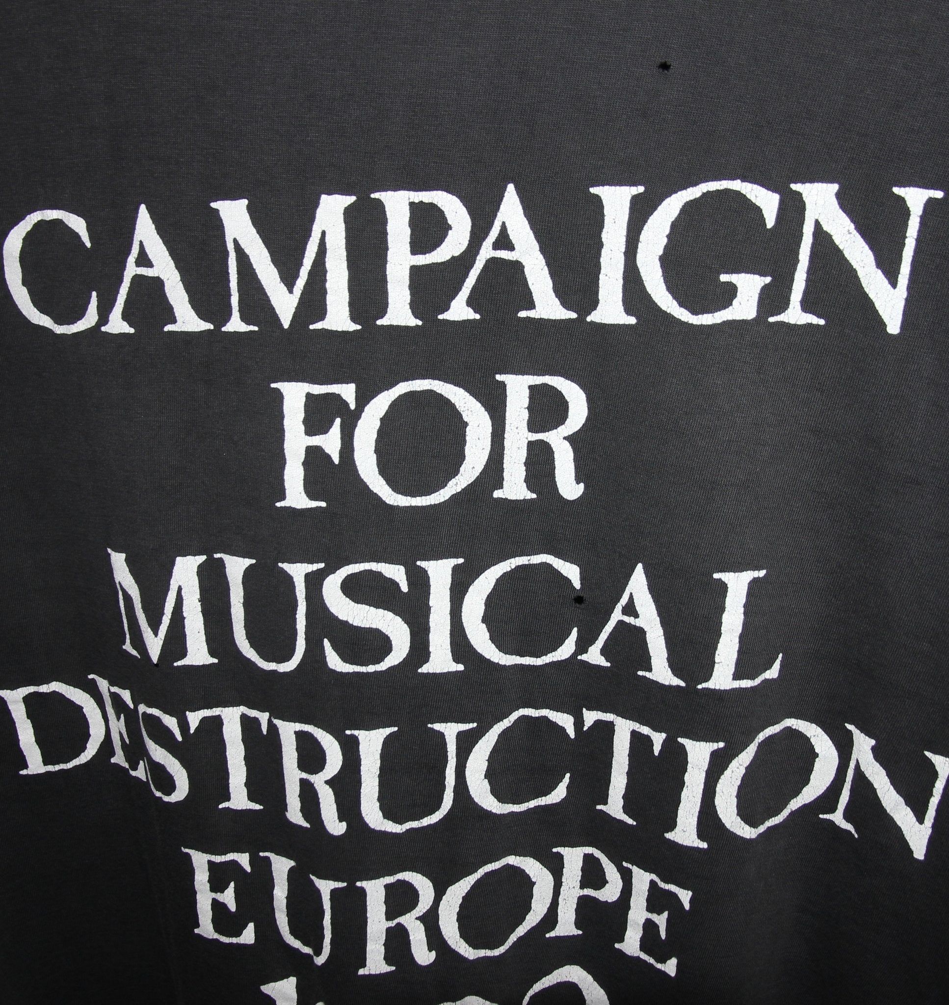 Napalm Death 1992 Campaign For Musical Destruction Tour Shirt - Faded AU