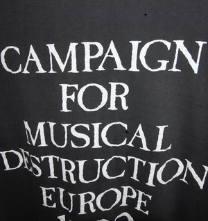 Napalm Death 1992 Campaign For Musical Destruction Tour Shirt - Faded AU