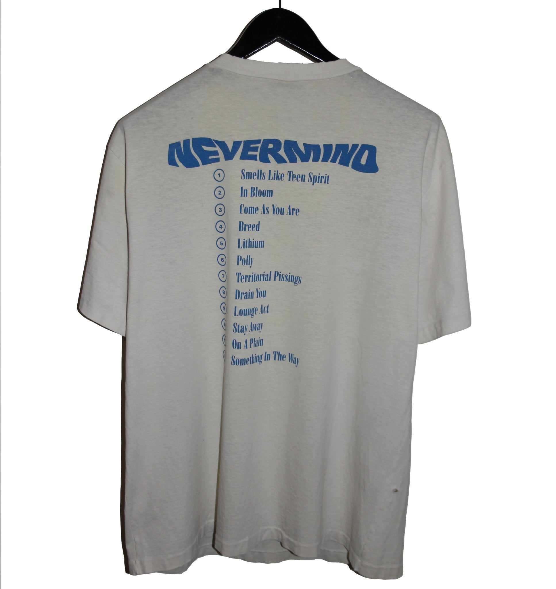 Nirvana 1991 Nevermind Album Shirt - Faded AU