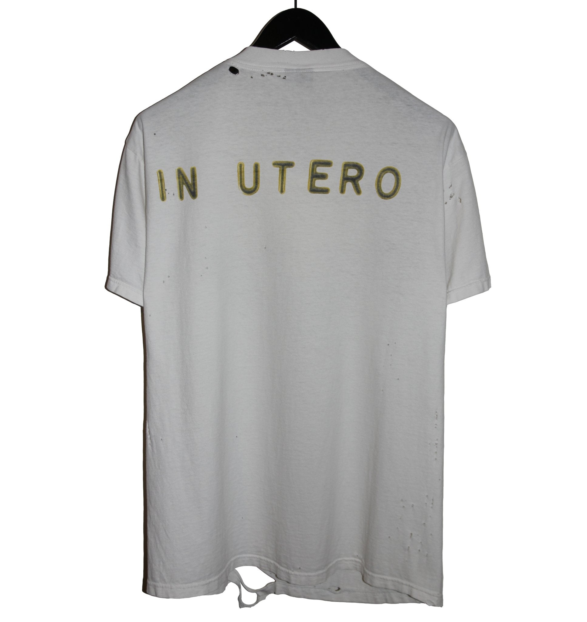 Nirvana 1993 In Utero Album Shirt - Faded AU