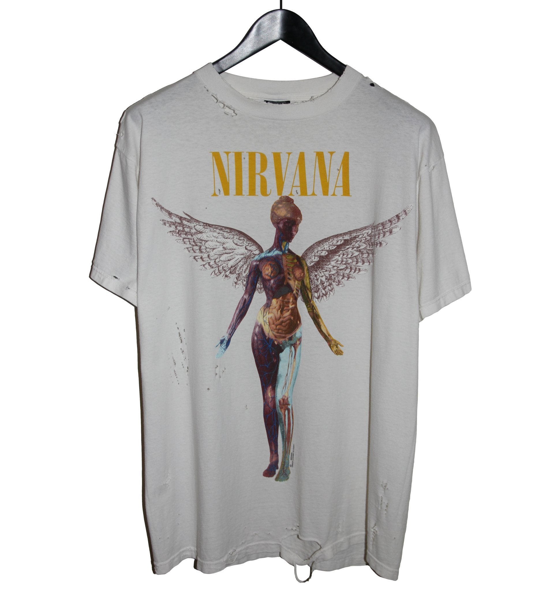 Nirvana 1993 In Utero Album Shirt - Faded AU