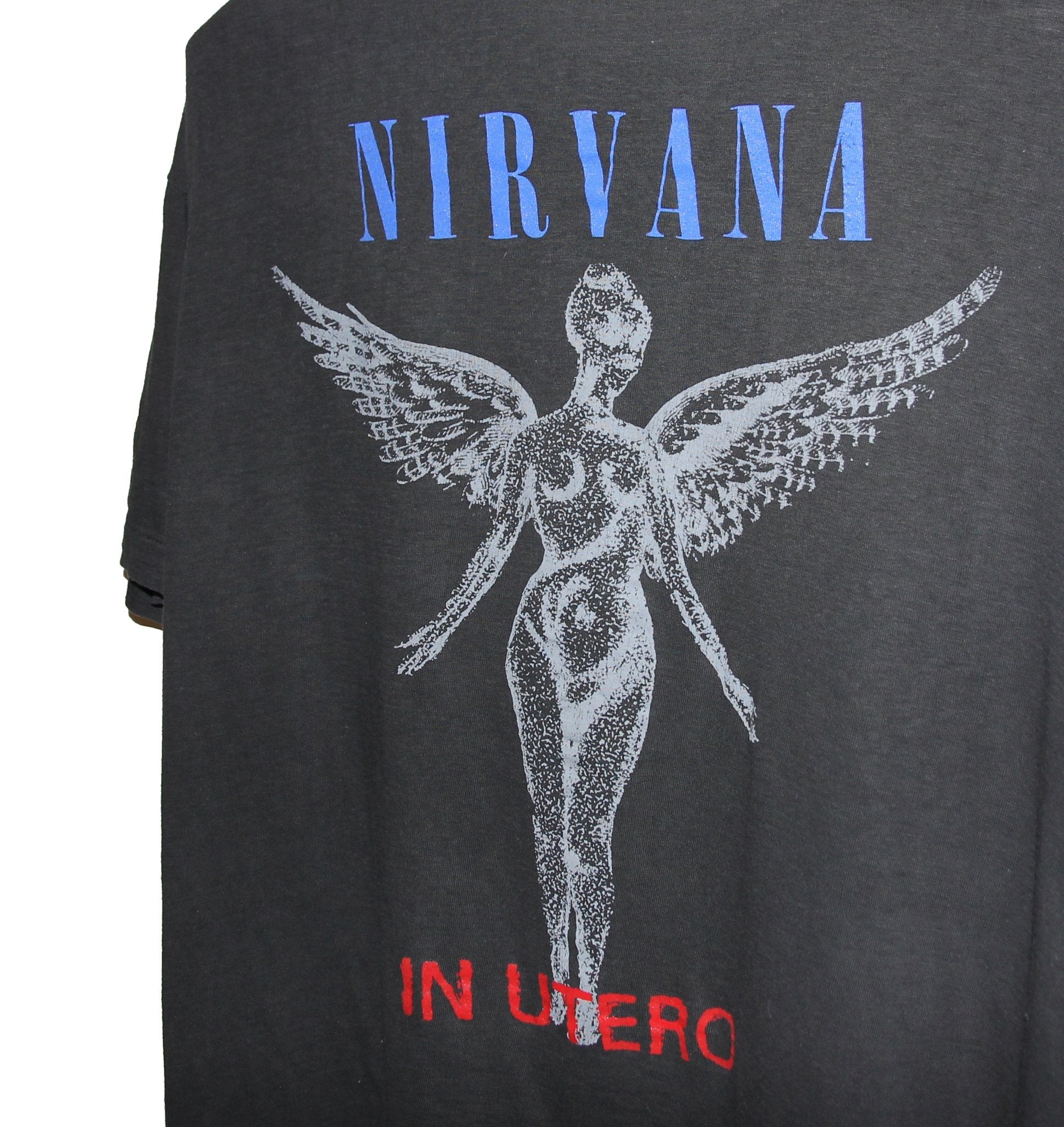 Nirvana 1993 In Utero Bootleg Shirt - Faded AU