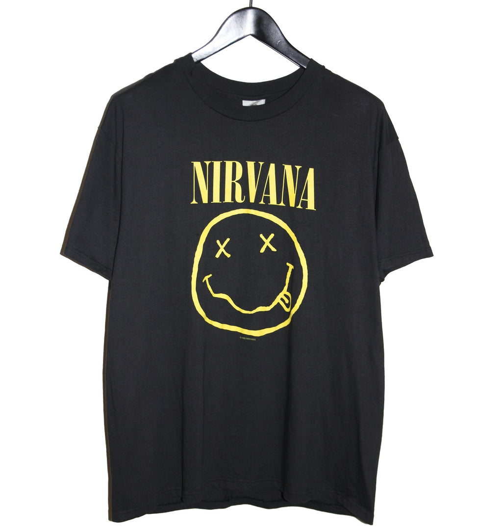 Nirvana 1997 Smiley Shirt - Faded AU