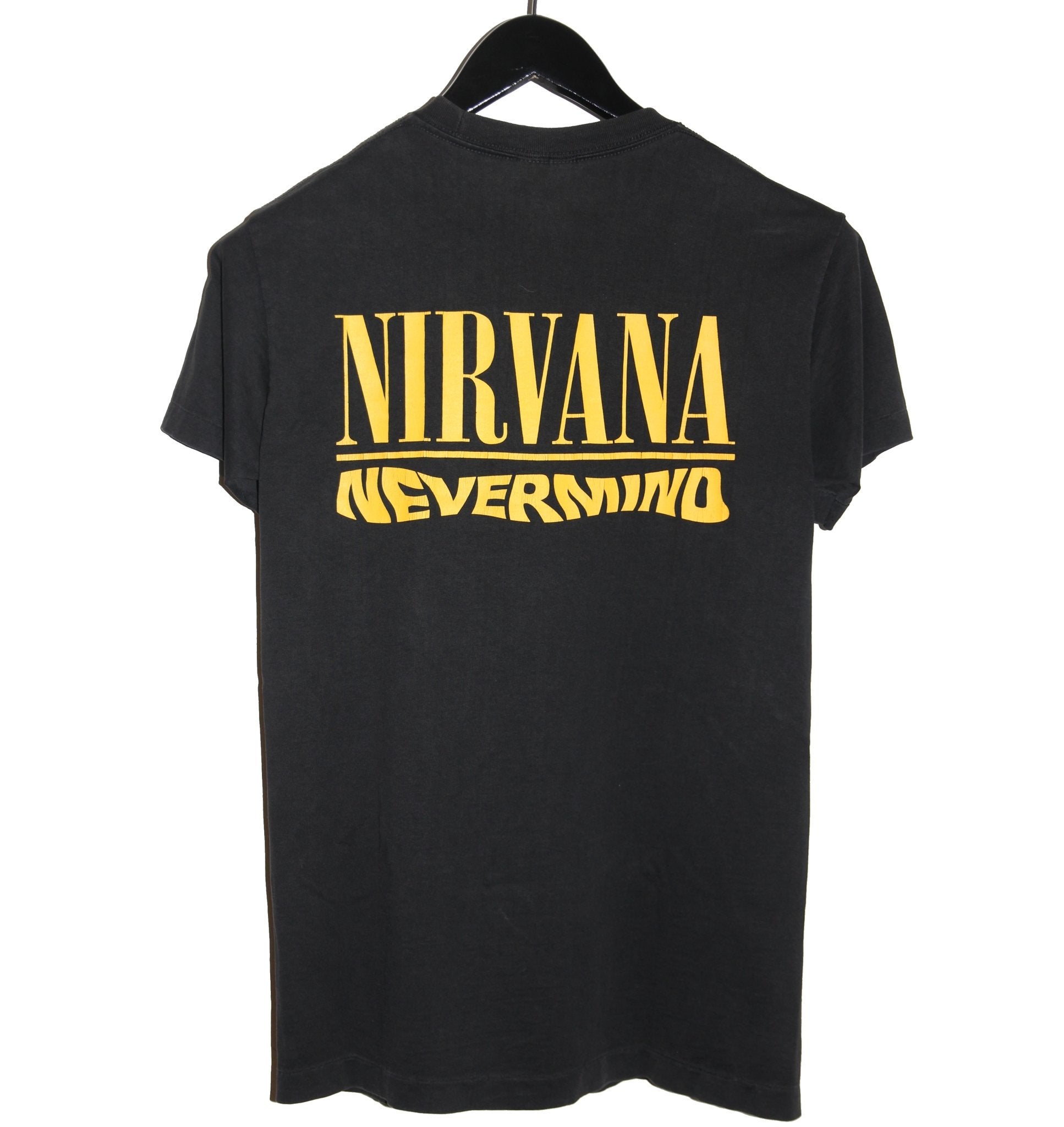 Nirvana 90's Smiley Nevermind Shirt - Faded AU