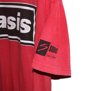 Oasis 90's Sounds Music Store NZ Promo Shirt - Faded AU