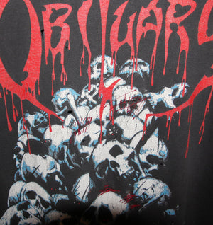 Obituary 1991 Pile of Skulls Longsleeve - Faded AU