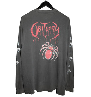 Obituary 1991 Pile of Skulls Longsleeve - Faded AU