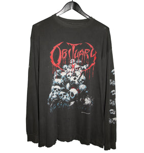 Obituary 1991 Pile of Skulls Longsleeve - Faded AU