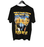 Osama Bin Laden & George Bush Politics Not War Rap Shirt - Faded AU