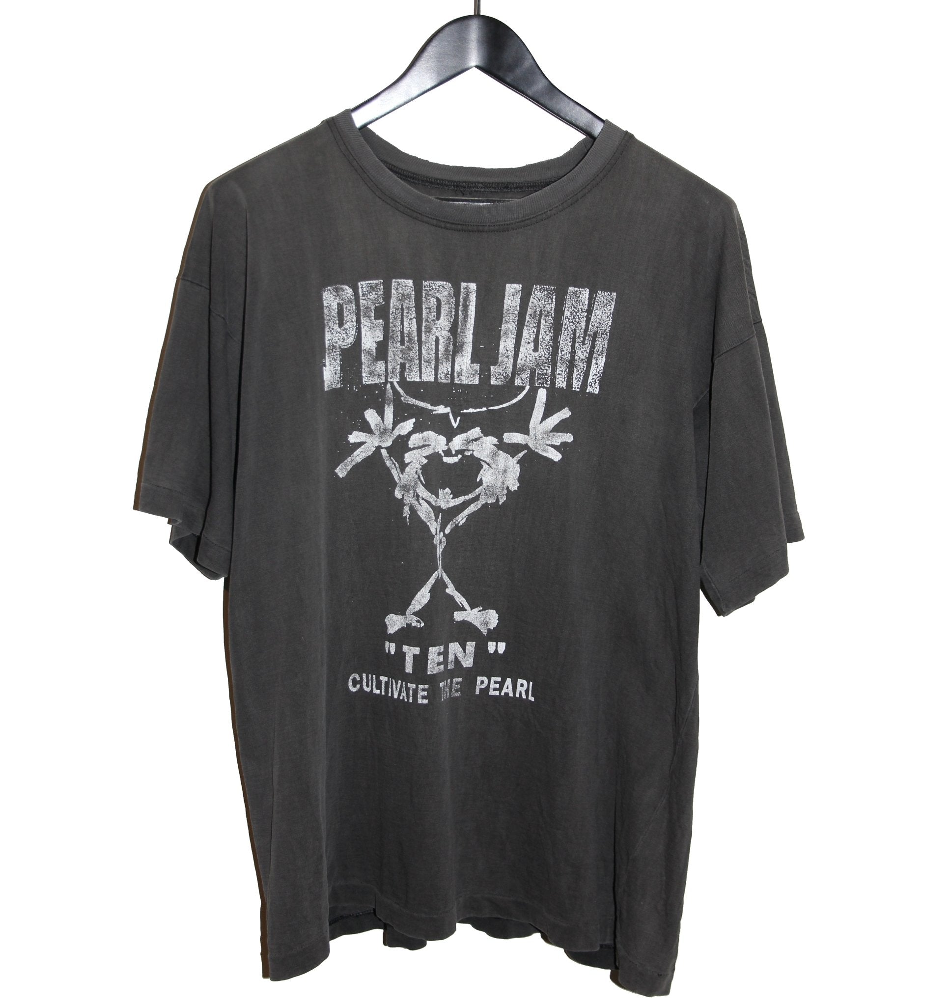 Pearl Jam 1992 Ten Album Bootleg Shirt - Faded AU