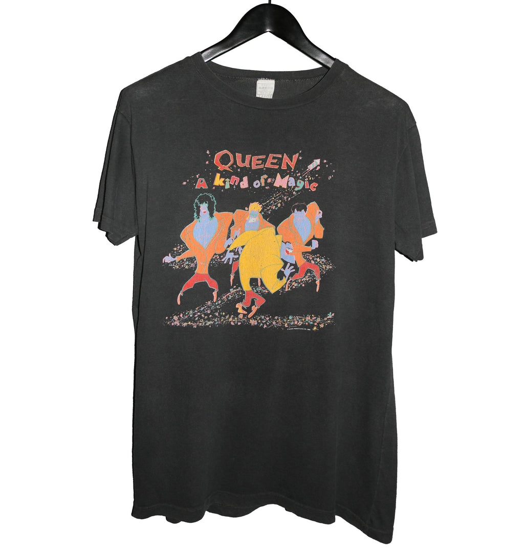 Queen 1986 A Kind of Magic Tour Shirt - Faded AU