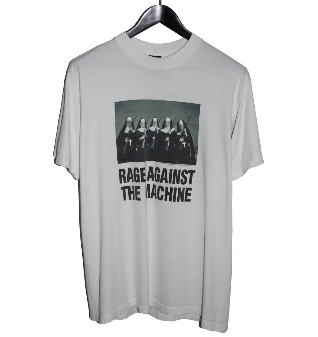 Rage Against The Machine 1997 Nuns With Guns Shirt - Faded AU