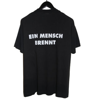 Rammstein 1998 Ein Mensch Brennt Shirt - Faded AU