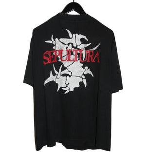 Sepultura 1992 Third World Posse Tour Shirt - Faded AU