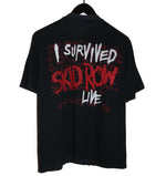 Skid Row 1990 I Survived Skid Row Live Tour Shirt - Faded AU