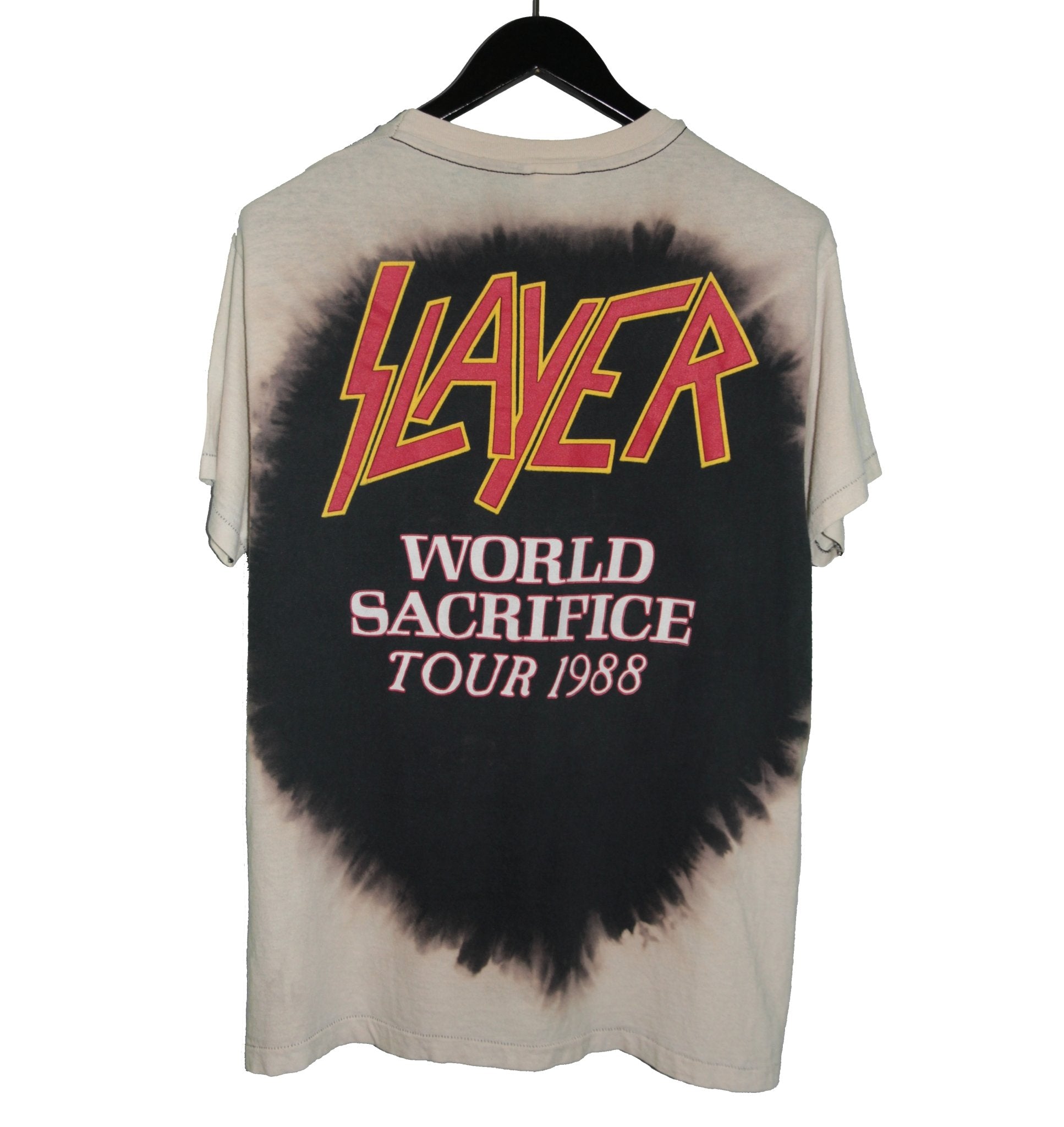 Slayer 1988 World Sacrifice Tour Shirt - Faded AU