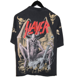 Slayer 1993 Pink Demon All Over Print Shirt - Faded AU