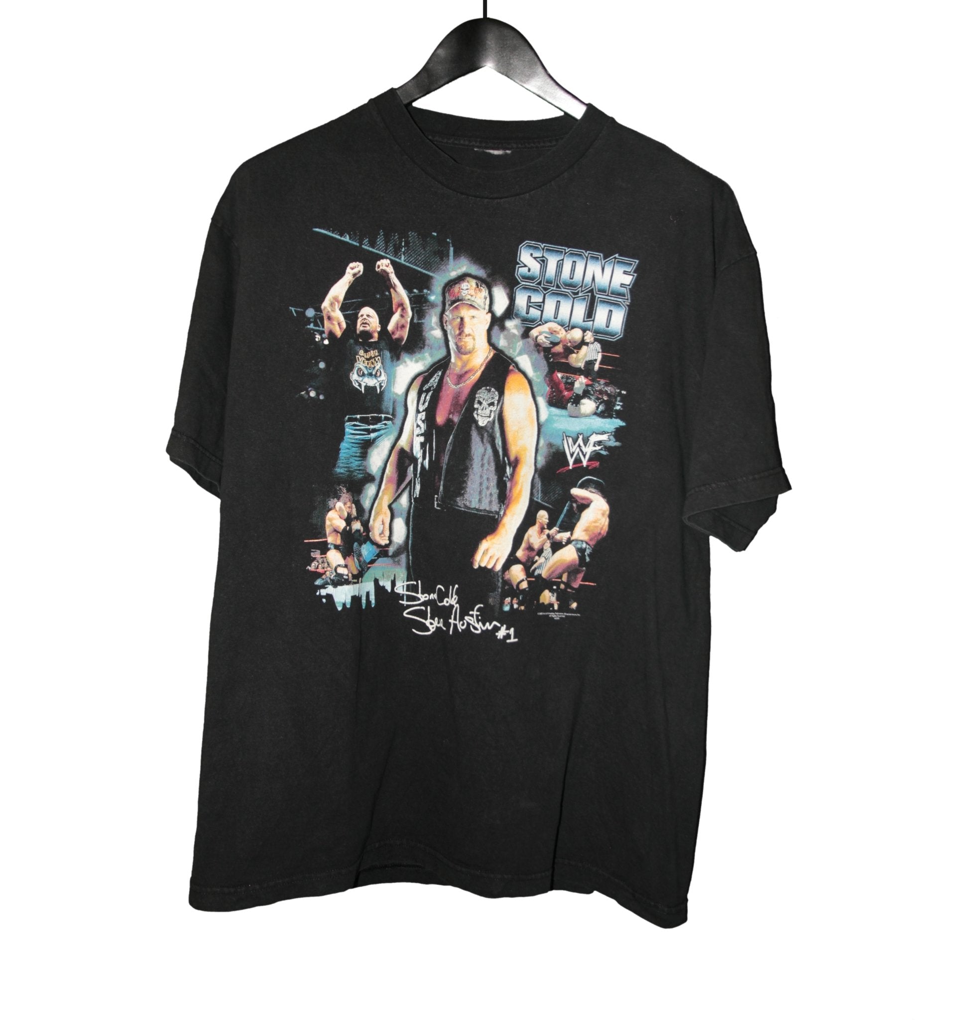 Stone Cold Steve Austin 2000 Back With A Vengeance Shirt - Faded AU