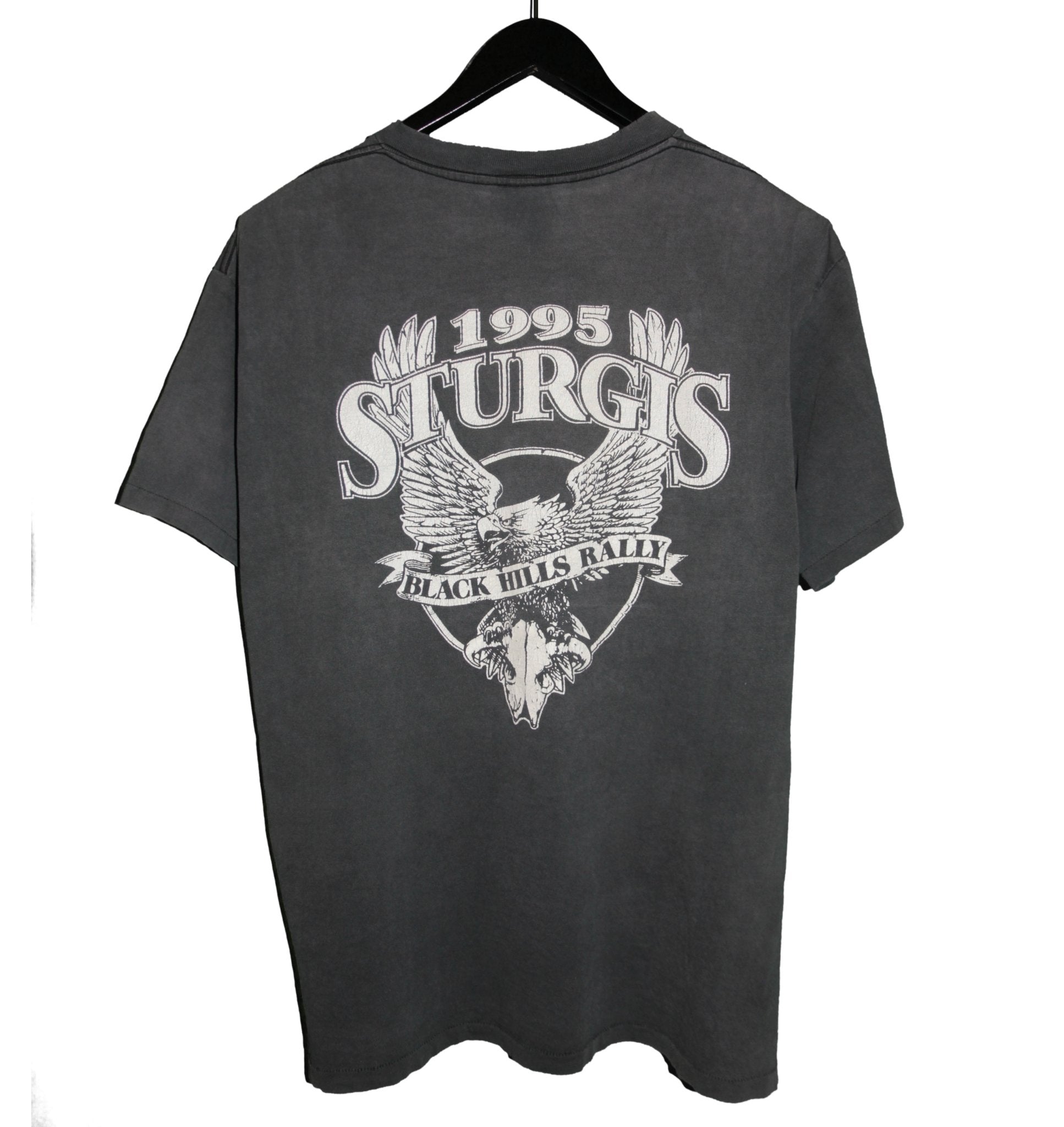 Sturgis 1995 Black Hills Rally Shirt - Faded AU