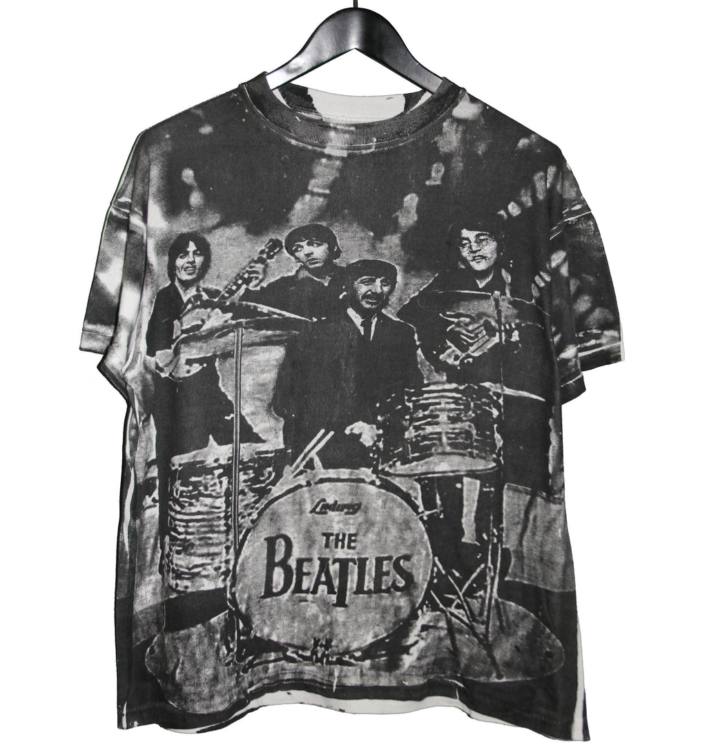 The Beatles 1990s All Over Print Shirt - Faded AU