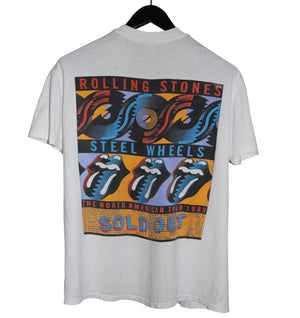 The Rolling Stones 1989 Steel Wheels Portrait Tour Shirt - Faded AU