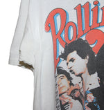 The Rolling Stones 1989 Steel Wheels Portrait Tour Shirt - Faded AU