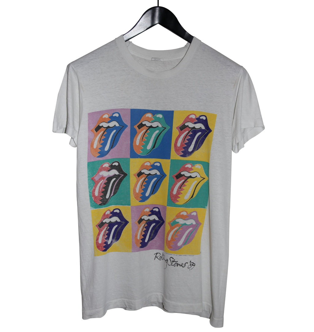 The Rolling Stones 1989 Steel Wheels Tour Shirt - Faded AU