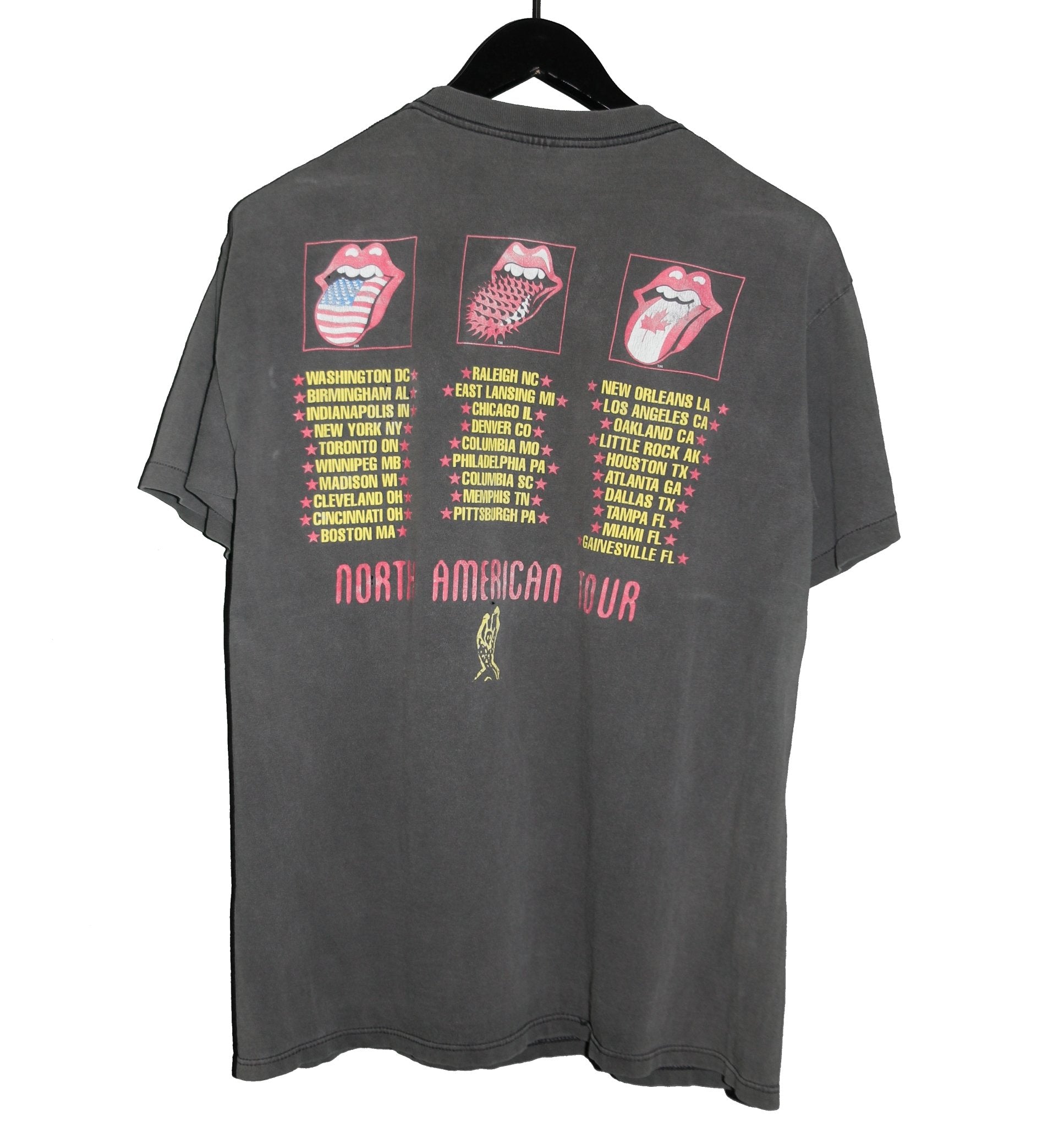 The Rolling Stones 1994/95 Voodoo Lounge Tour Shirt - Faded AU