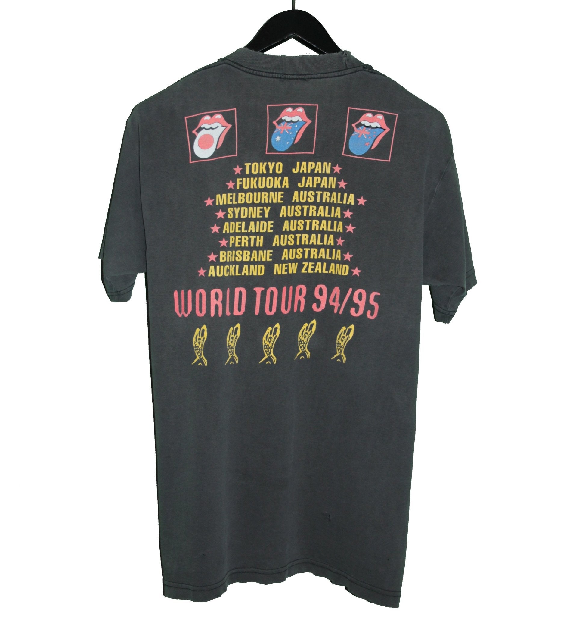 The Rolling Stones 1994/95 Voodoo Lounge Tour Shirt - Faded AU