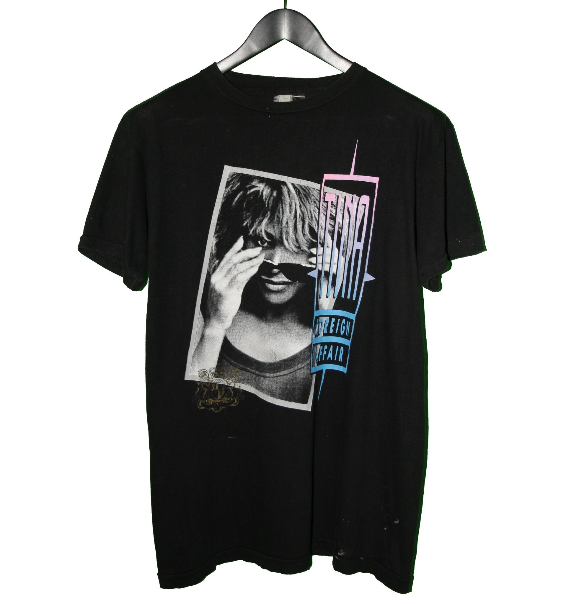 Tina Turner 1990 Foreign Affair Tour Shirt - Faded AU