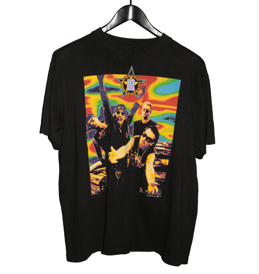 U2 1993 Zooropa Tour Shirt - Faded AU