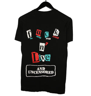 Van Halen 1991 For Unlawful Carnal Knowledge Live and Uncensored Tour Shirt - Faded AU